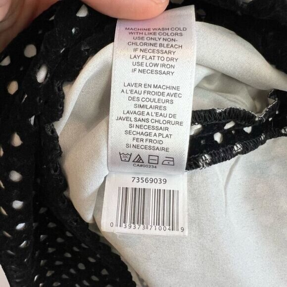 Twee CeCe Dress Scalloped Peter Pan Collar Bow Tie Black White Polka Dot Size 2 - Picture 11 of 13